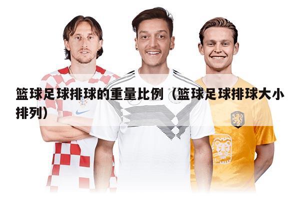 籃球足球排球的重量比例（籃球足球排球大小排列）