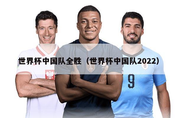 世界杯中國隊全勝（世界杯中國隊2022）