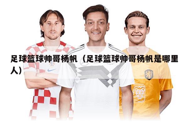 足球籃球帥哥楊帆（足球籃球帥哥楊帆是哪里人）