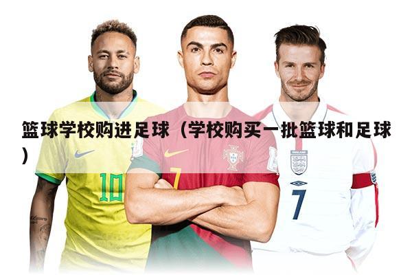籃球?qū)W校購進足球(學(xué)校購買一批籃球和足球)